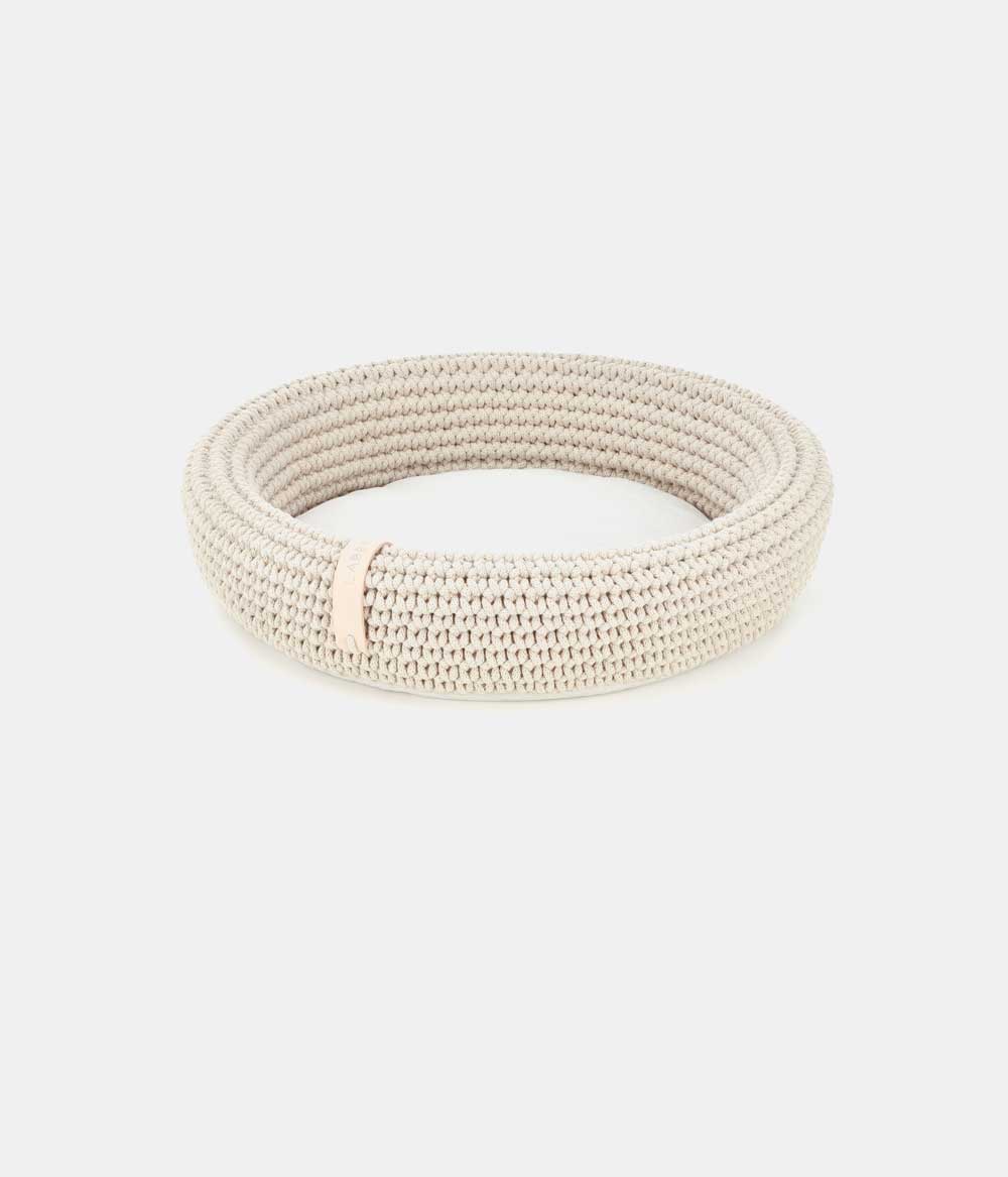 katzenkorb geflochten beige