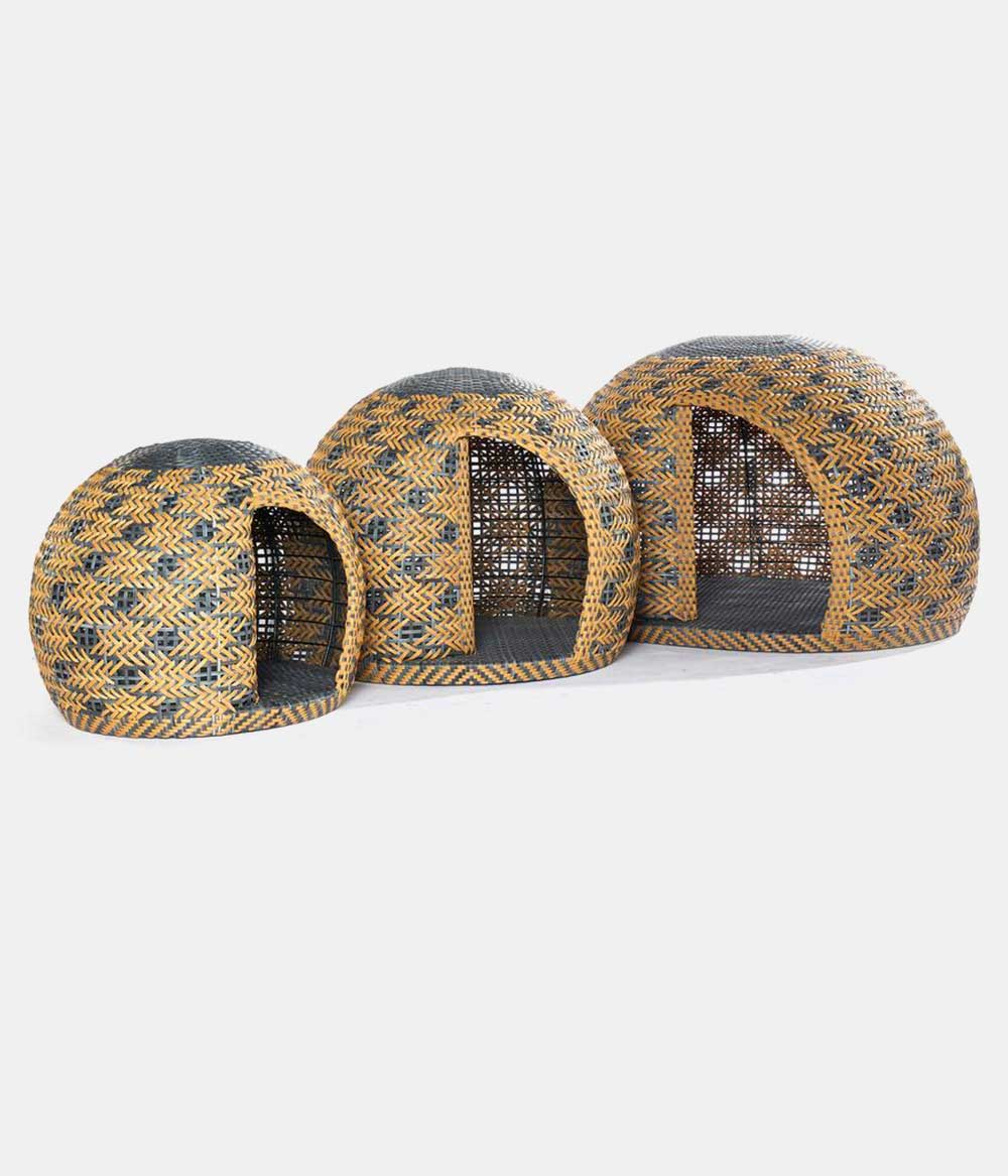 Design rattan-Katzenhaus BELLFUGIO
