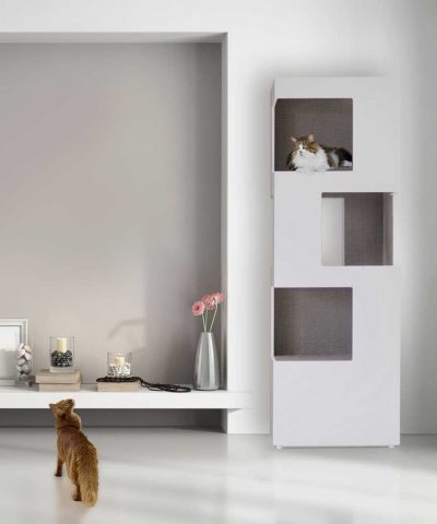 Kratzbaum modern The One Weiß