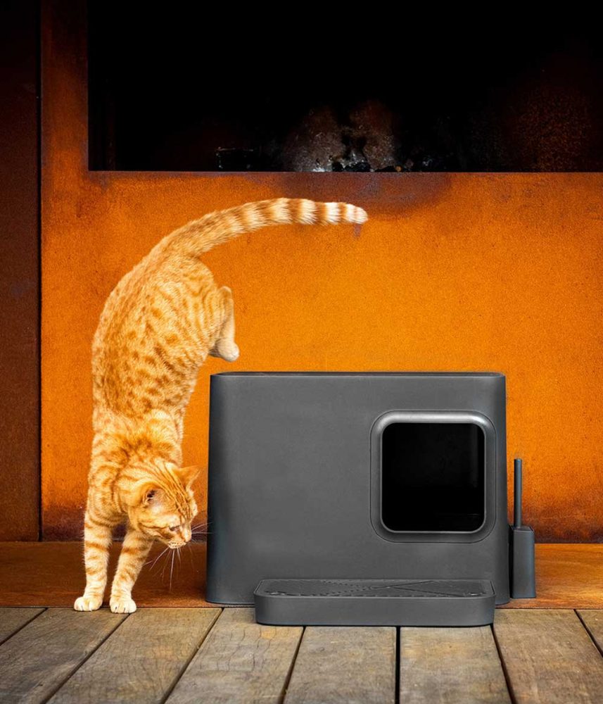 Katzenklo hochwertig modernes Design, Katzentoilette mit Deckel