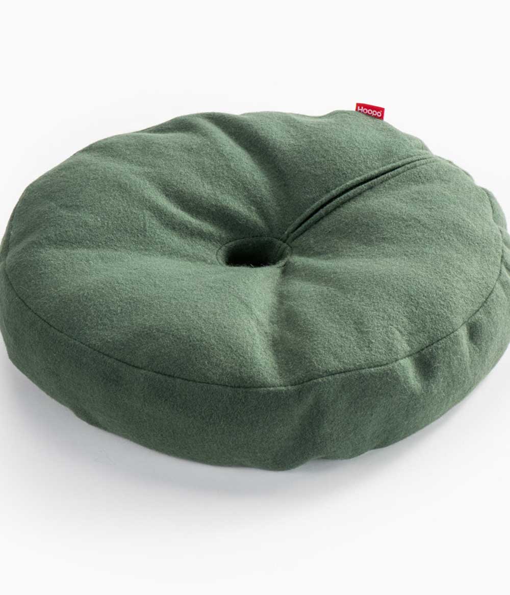 Katzenbett in dunkelgrün